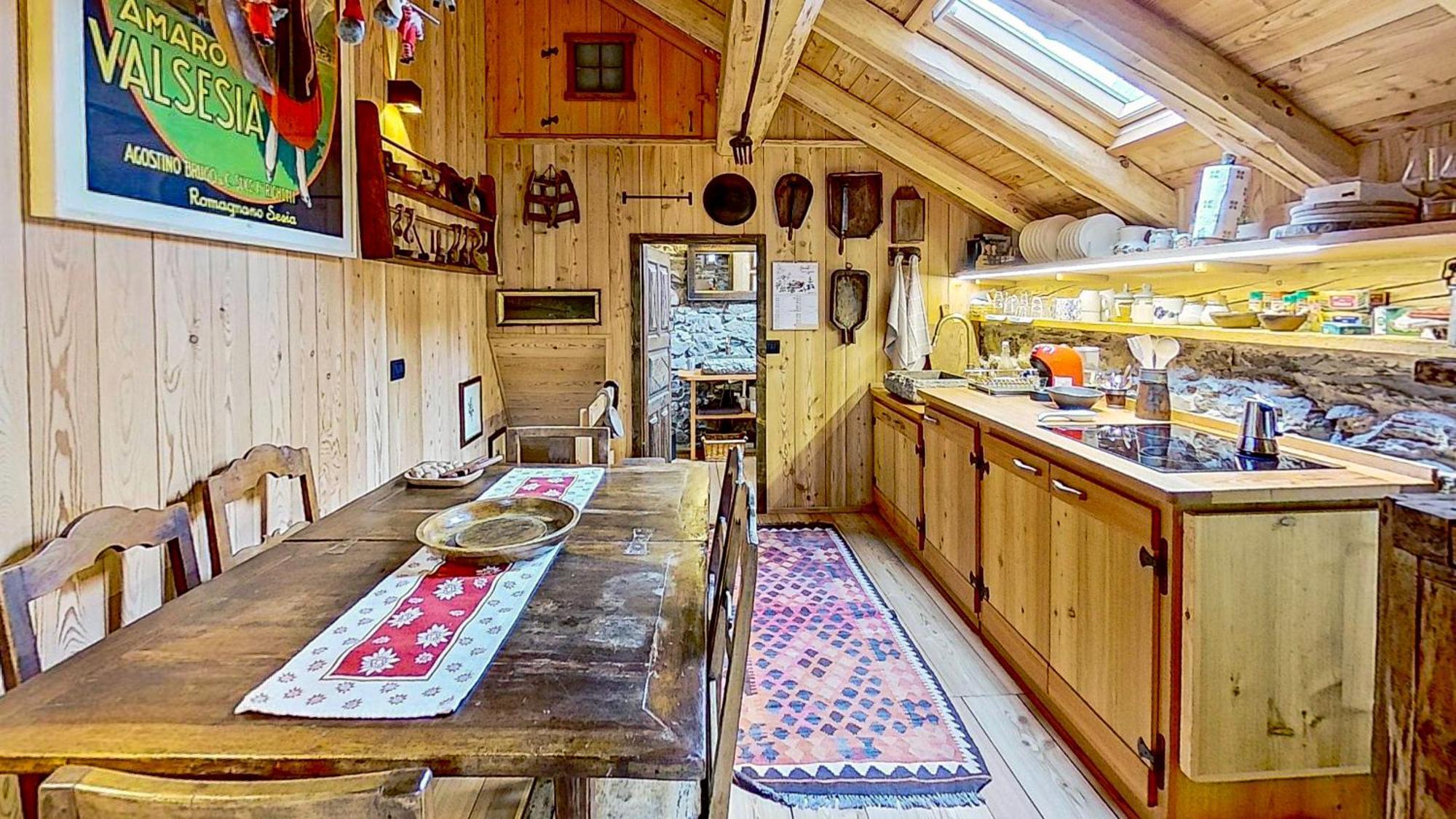 Вілла Ca' Scocc, Antica Casa Di Montagna In Valsesia Mollia Екстер'єр фото